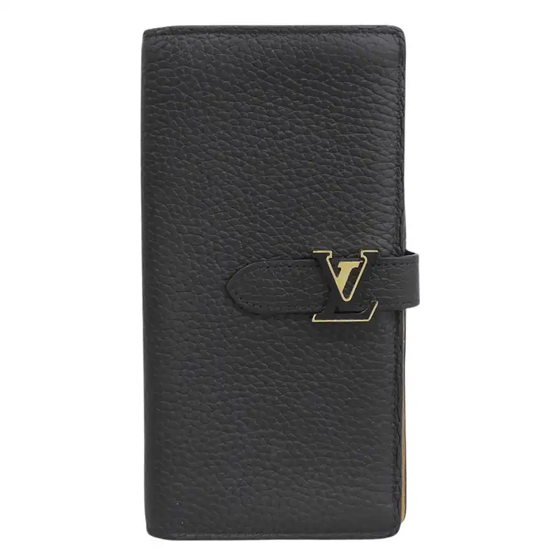 ルイヴィトン LOUIS VUITTON LVヴェルティカルウォレット 長財布 トリヨン ノワール M81330 中古 LV2112