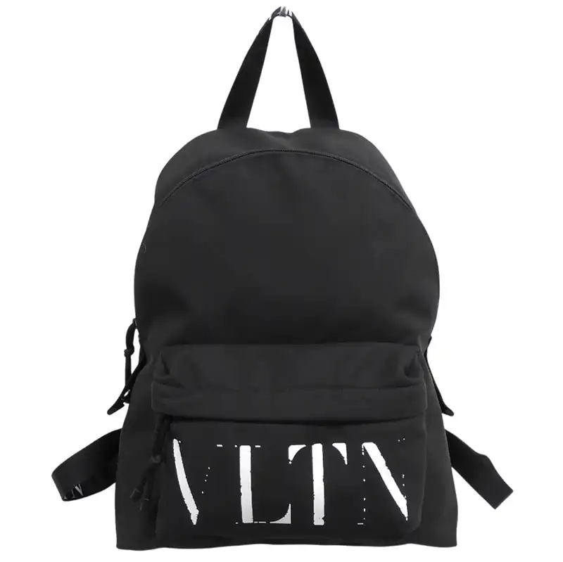 http://ヴァレンティノ%20VALENTINO%20VLTN%20バックパック%20リュックサック%20ナイロン%20ブラック%20YB0993YHS%20中古%20OB2802