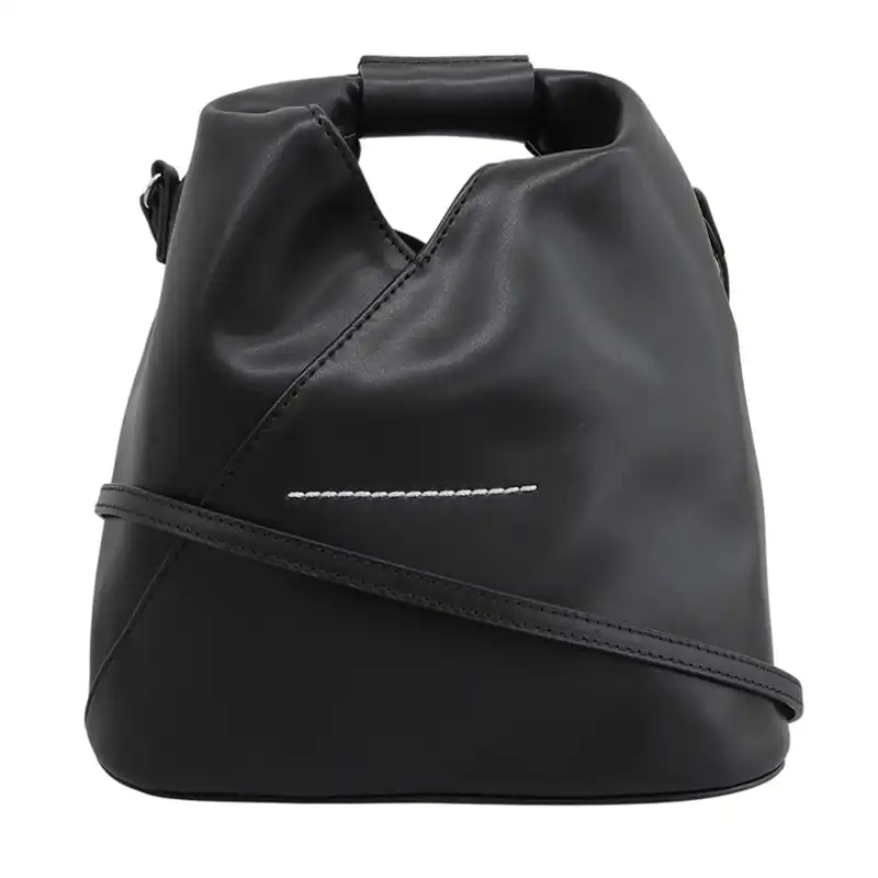 メゾンマルジェラ Maison Margiela MM6 2WAYバッグ ショルダーバッグ ハンドバッグ レザー ブラック SB6WD0026 中古 OB2817