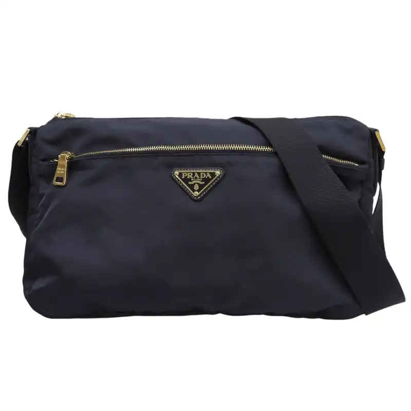 http://プラダ%20PRADA%20テスート%20ショルダーバッグ%20斜め掛けショルダー%20ナイロン%20ネイビー%20中古%20OB2843