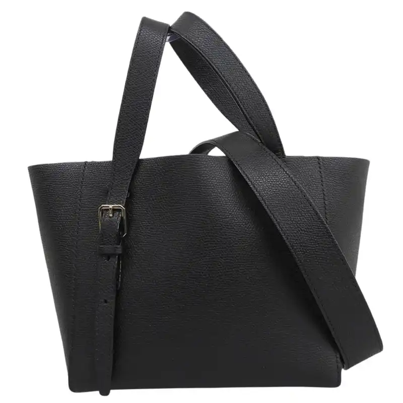 http://ヴァレクストラ%20Valextra%20バケットバッグ%20マイクロ%20ショルダー%202WAY%20ハンドバッグ%20レザー%20ブラック%20V5B90T-28-N-0C%20中古%20OB2878