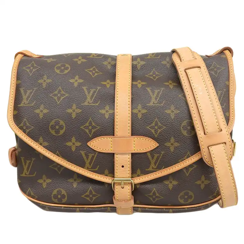ルイヴィトン LOUIS VUITTON モノグラム ソミュール30 ショルダーバッグ M42256 中古 LV2124