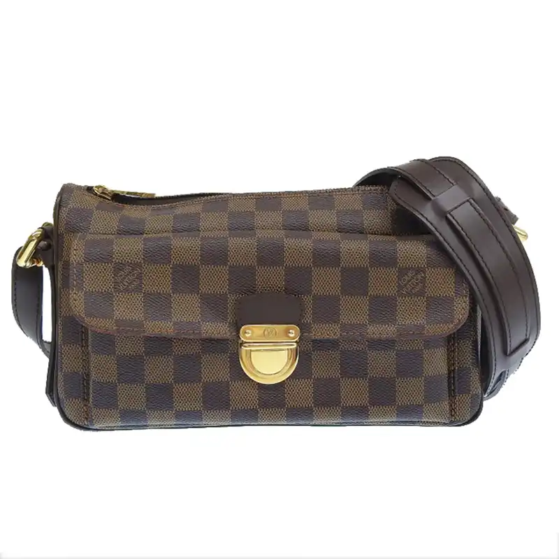 ルイヴィトン LOUIS VUITTON ダミエ ラヴェッロGM ショルダーバッグ エベヌ N60006 中古 LV2126