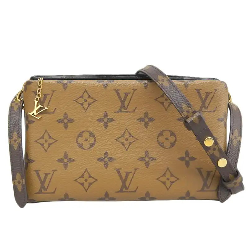 ルイヴィトン LOUIS VUITTON モノグラム ポシェット LV3 ショルダー モノグラム/モノグラムリバース/レザー M45412 中古 LV2128
