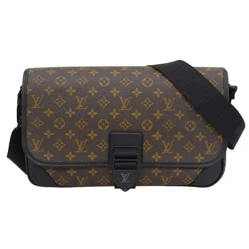 http://ルイヴィトン%20LOUIS%20VUITTON%20モノグラム%20マカサー%20アーチーメッセンジャー%20ショルダーバッグ%20M46371%20中古%20LV2135