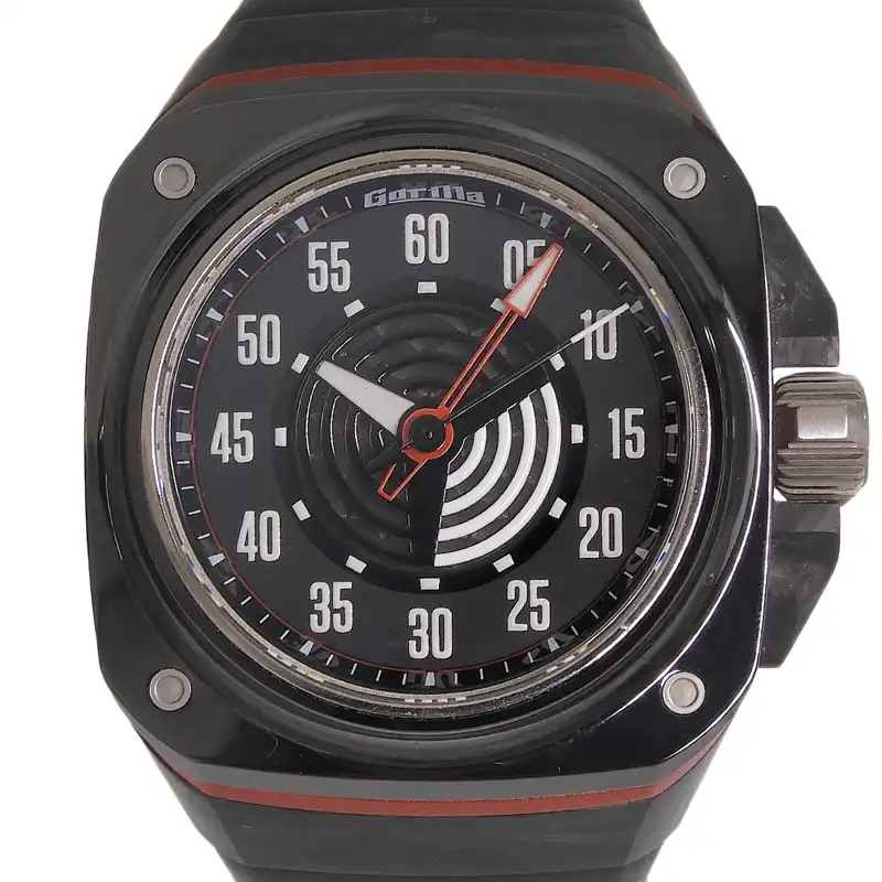 http://ゴリラウォッチ%20GorillaWatches%20ファストバック%20メンズ%20自動巻き%20腕時計%20ラバー%20ブラック文字盤%20世界500本限定%20FBY24.0%20中古%20OW0506