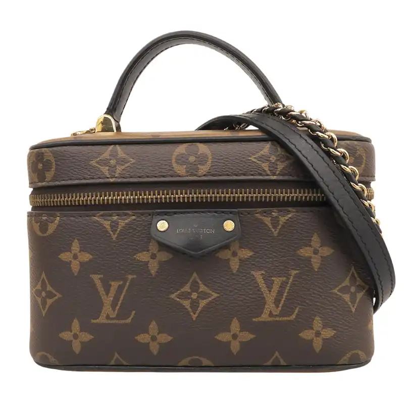 ルイヴィトン LOUIS VUITTON モノグラムリバース ヴァ二ティチェーンポーチ 2WAY ハンドバッグ ショルダー M47125 中古 LV2159
