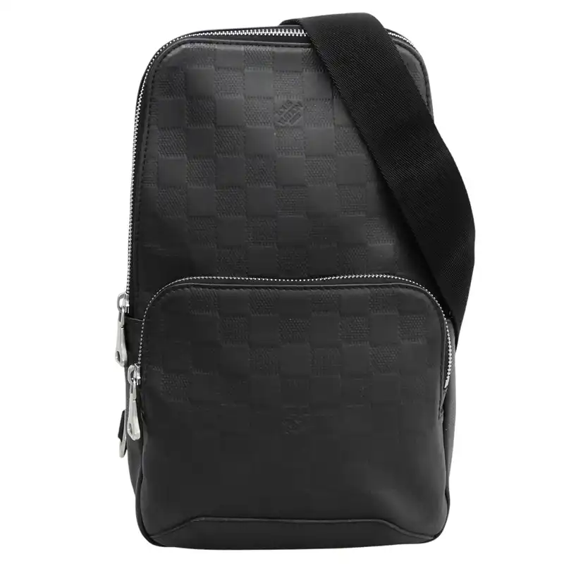 http://ルイヴィトン%20LOUIS%20VUITTON%20ダミエ%20アンフィニ%20アベニュースリングバッグ%20ボディバッグ%20ブラック%20N41720%20中古%20LV2182