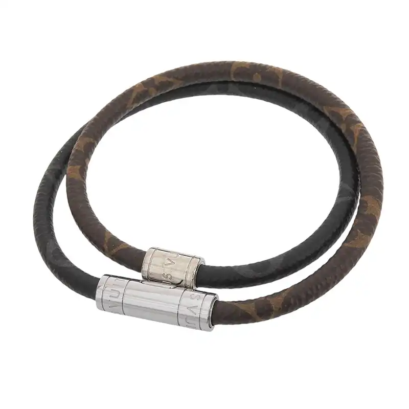 ルイヴィトン LOUIS VUITTON ブレスレット キープイット モノグラム・エクリプス モノグラム・マカサー M8154E 中古 LV2197