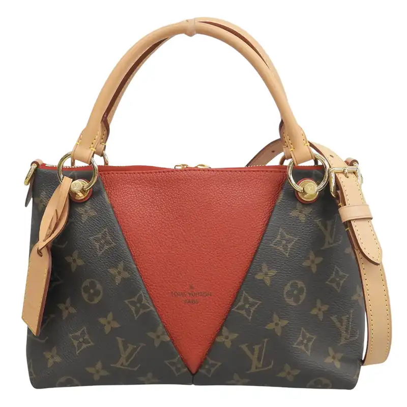 http://ルイヴィトン%20LOUIS%20VUITTON%20モノグラム%20VトートBB%202WAYバッグ%20トートバッグ%20ショルダーバッグ%20レッド%20M43966%20中古%20LV2201
