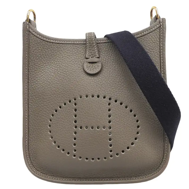 エルメス HERMES エブリン16TPMアマゾン ショルダーバッグ トリヨンクレマンス エトゥープ Z刻印 2021年 中古 HE1225