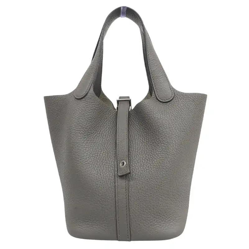 エルメス HERMES ピコタンロックPM ハンドバッグ トリヨン エタン D刻印 2019年 中古 HE1226