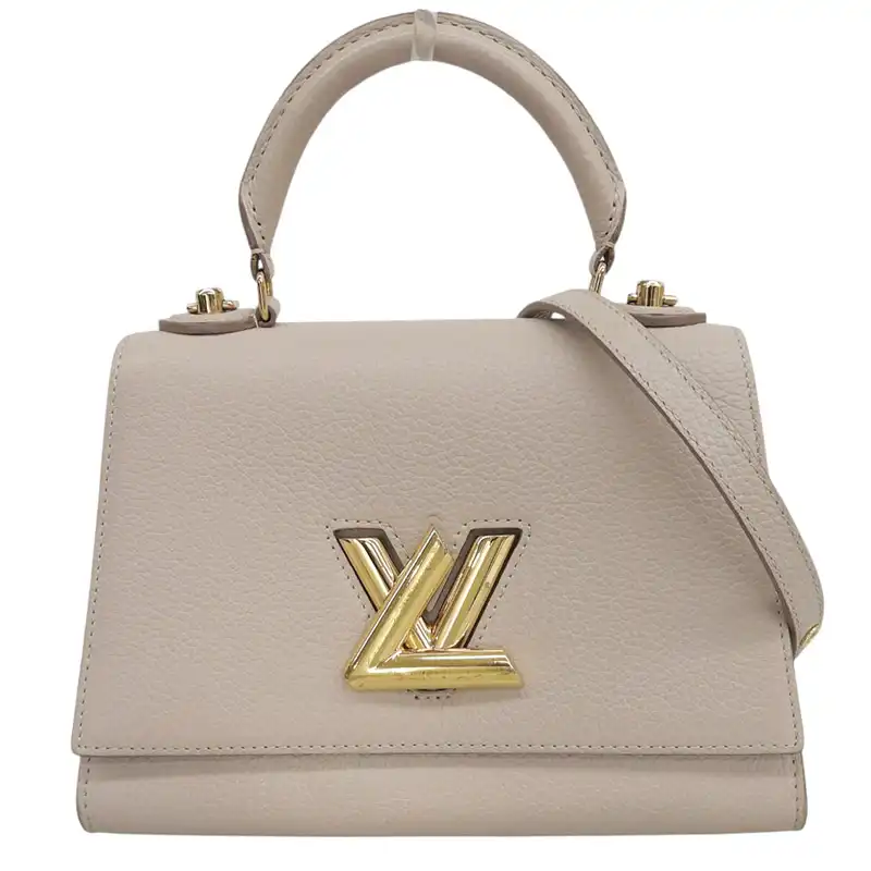 ルイヴィトン LOUIS VUITTON ツイスト ワンハンドルPM 2WAY ハンドバッグ ショルダー トリヨン グレージュ M57214 中古 LV2191