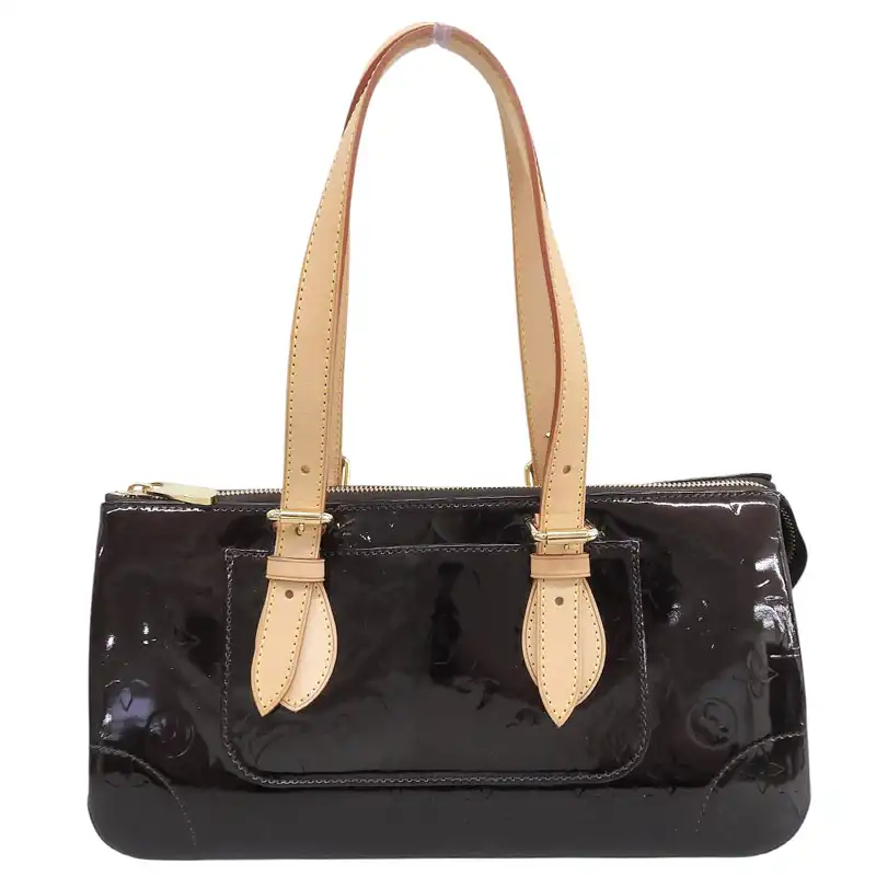 ルイヴィトン LOUIS VUITTON モノグラム ヴェルニ ローズウッド アベニユー ハンドバッグ アマラント M93510 中古 LV2220