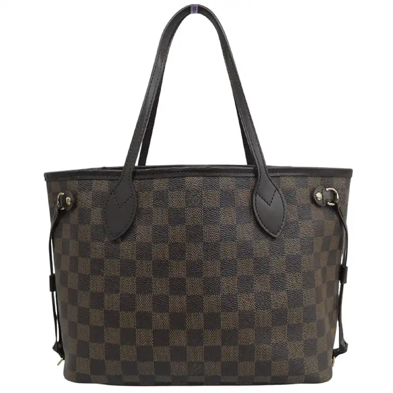 ルイヴィトン LOUIS VUITTON ダミエ ネヴァーフルPM トートバッグ エベヌ N51109 中古 LV2232
