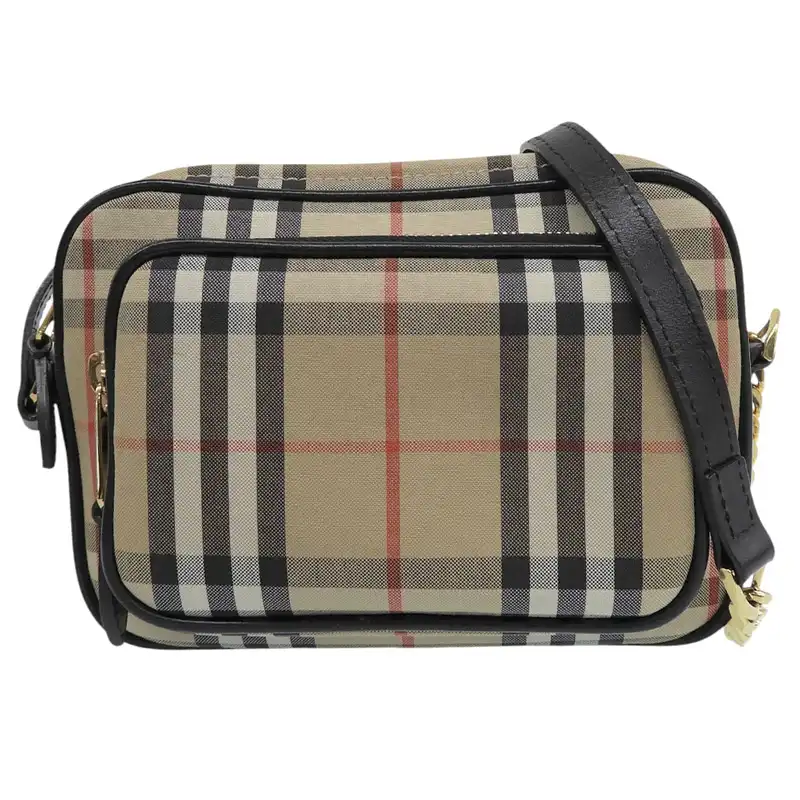 http://バーバリー%20BURBERRY%20ヴィンテージチェック%20ショルダーバッグ%20チェーンショルダー%20ナイロン/レザー%20ベージュ%208021282%20中古%20新入荷%20OB2910