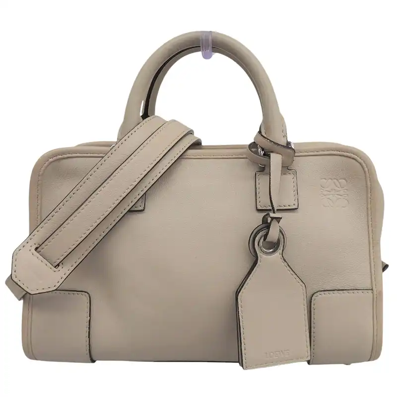 http://ロエベ%20LOEWE%20アマソナ23%202WAYバッグ%20ハンドバッグ%20ショルダーバッグ%20レザー%20ベージュ%20中古%20OB2912