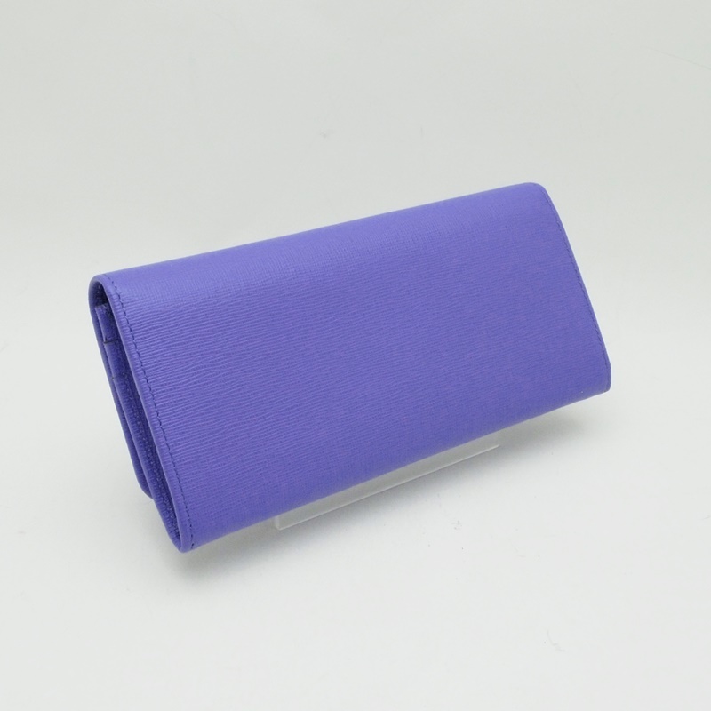 フェンディ 長財布 長財布 コンチネンタル 8M0251 レザー 紫 未使用品 