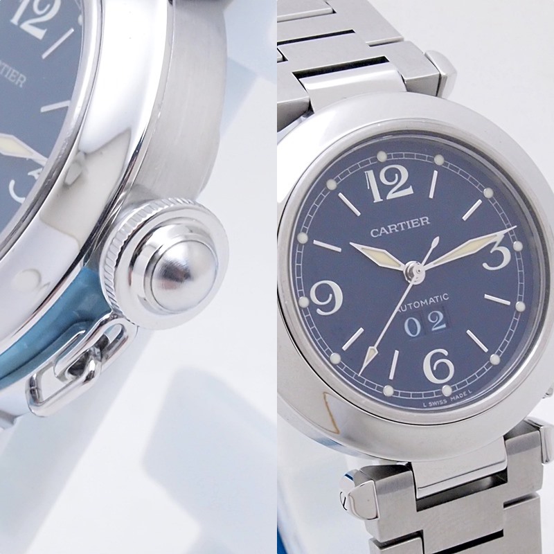 現品販売 Cartier - カルティエ パシャ ネイビー メンズ 腕時計の (新品、未使用品) -starsx.io