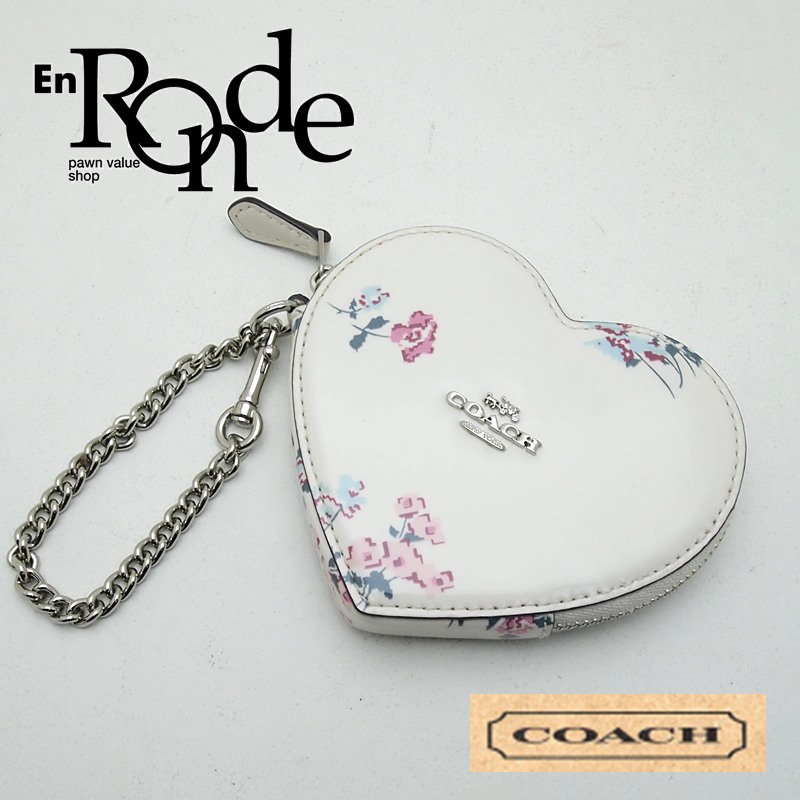 COACH ハート型コインケース-