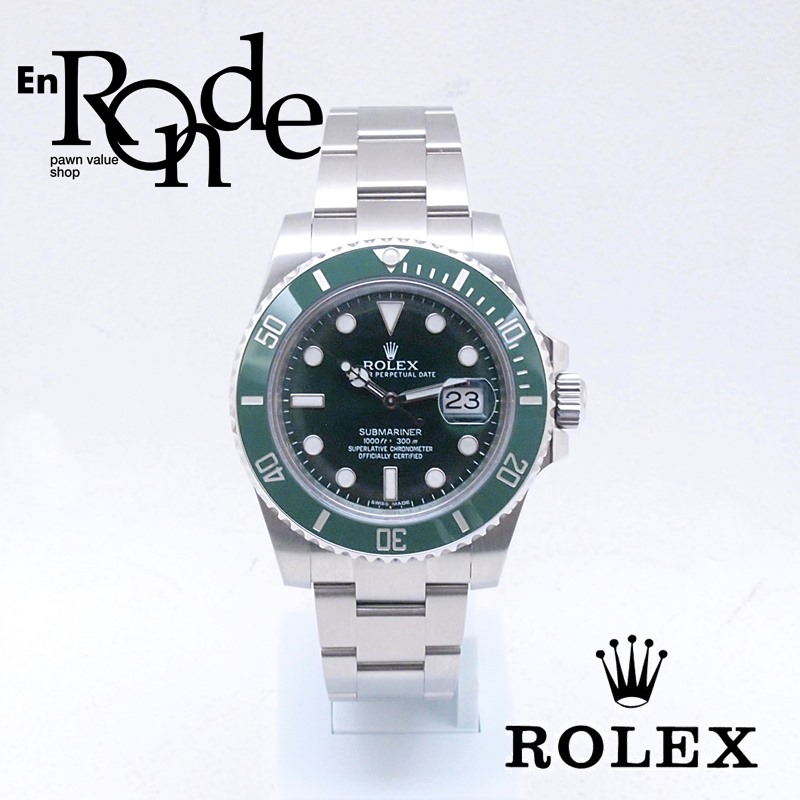 ロレックス ROLEX メンズ腕時計 グリーンサブマリーナ 116610LV