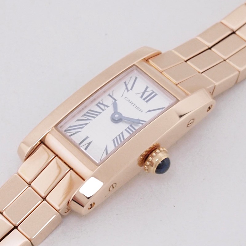 カルティエ Cartier レディース腕時計 タンクアロンジェラニエール 