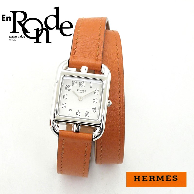 エルメス HERMES レディース腕時計 ケープコッド ドゥブルトゥール CC1 ...