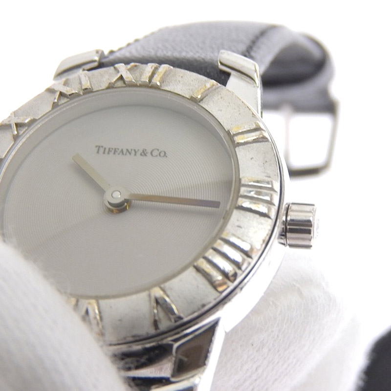 ティファニー TIFFANY&Co. アトラス ラウンド レディース 腕時計 SV925 シルバー 文字盤 クォーツ ウォッチ VLP 90198418