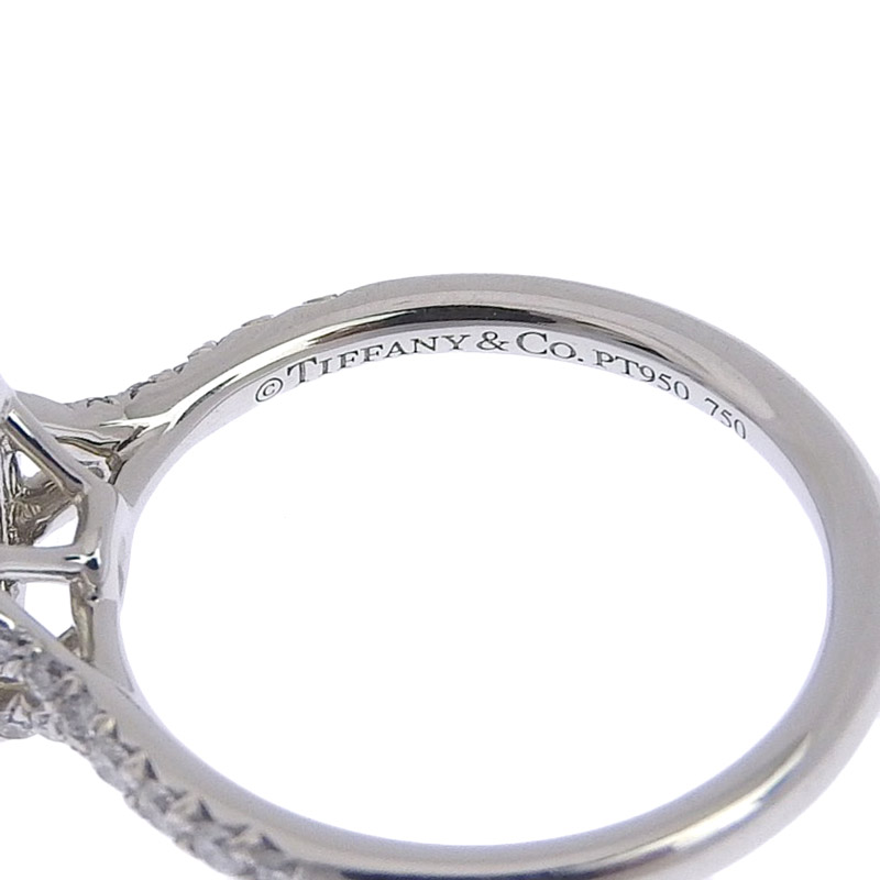 ティファニー TIFFANY & Co. リング 指輪 プラチナ Pt950 K18 イエローダイヤモンド 0.32ct 11.5号