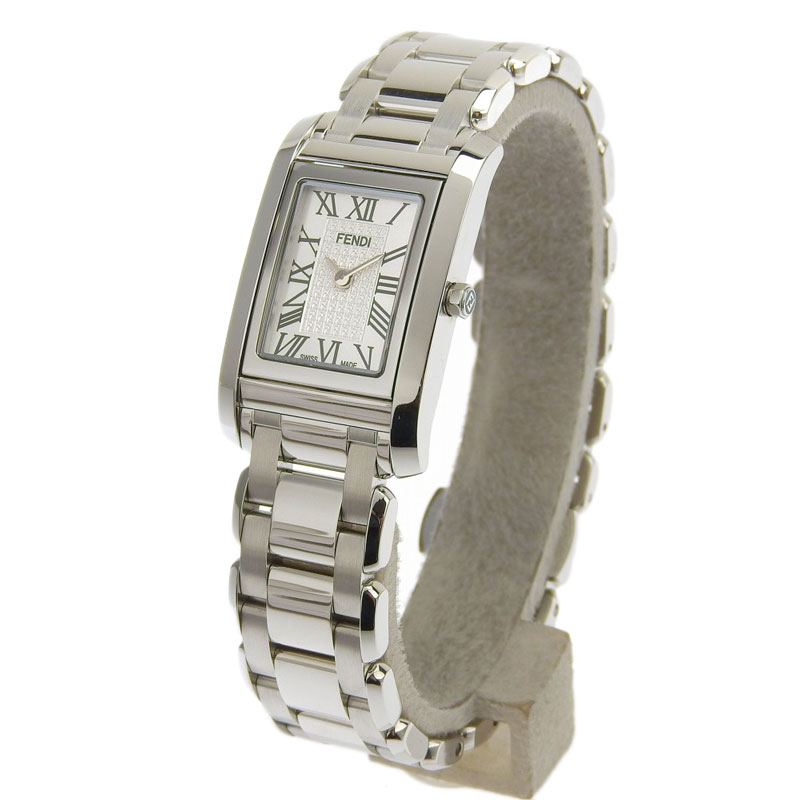 半額SALE☆ FENDI フェンディ 腕時計 8600L/レベルソ ズッカ柄 シルバー シェル 腕時計(アナログ) 時計 ￥20,692-eur-artec.fr