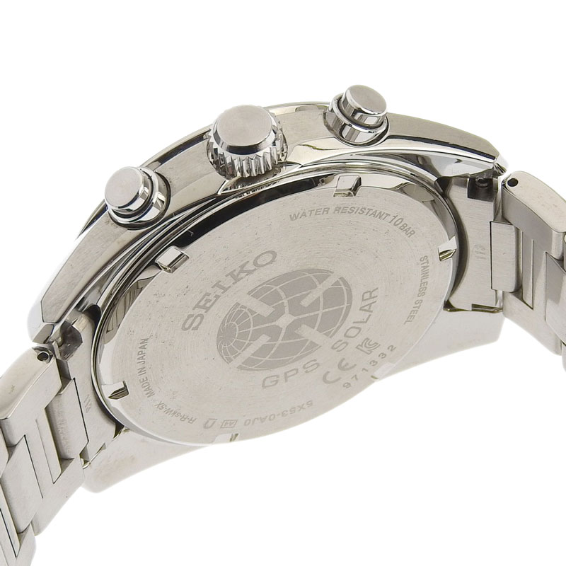 セイコー SEIKO アストロン メンズ ソーラー 腕時計 SS ブルー文字盤 SBXC019 美品 OW0250 | ロンド 大阪天神橋筋6丁目