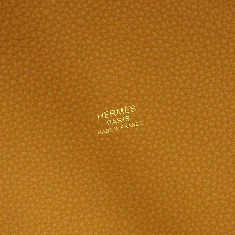 エルメス Hermes ピコタンロックmm ハンドバッグ トゴ マスタード系 黄土色 キャメル系 ゴールド金具 Y刻印 年 美品 He0484 ロンド 大阪天神橋筋6丁目