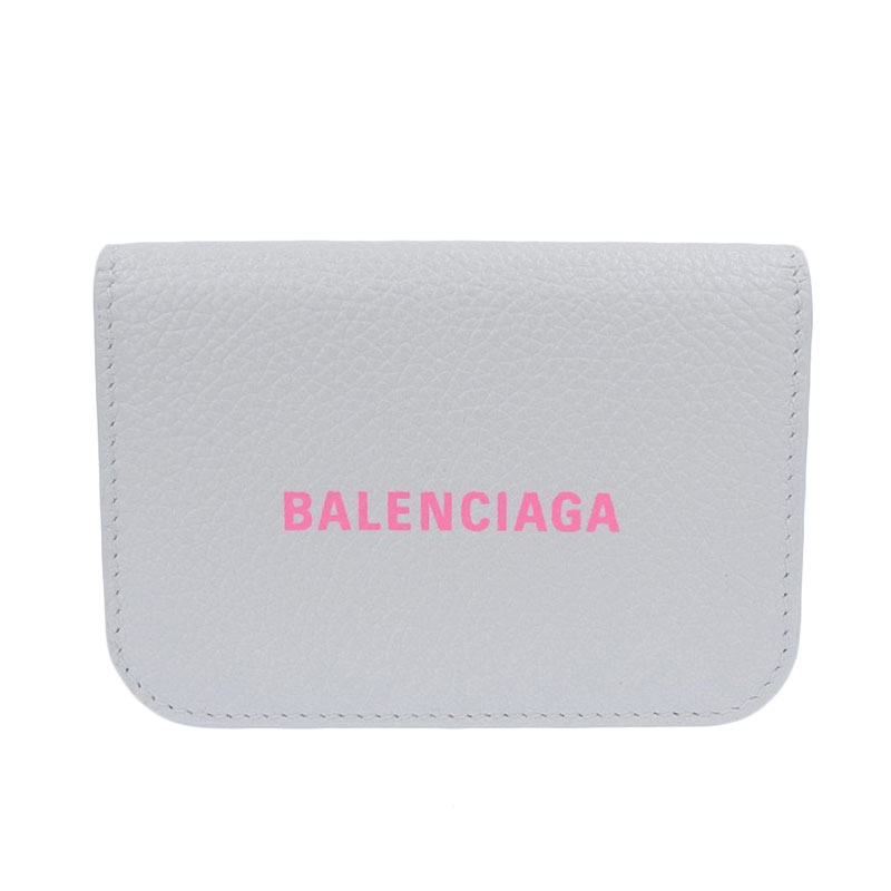 ブランドおしゃれ バレンシアガ Balenciaga 三つ折り財布 コンパクト財布 レザー ホワイト ピンク 新入荷 Obb0331 再再販 Insfatima Com Ar