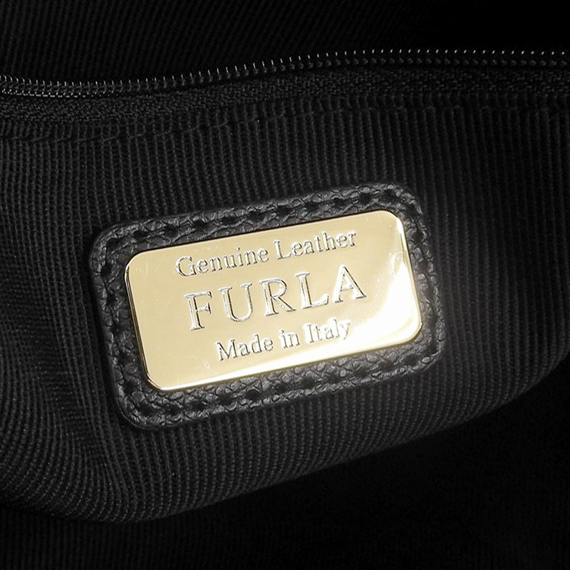 フルラ FURLA パイパー 2WAYバッグ ハンドバッグ レザー ブラック