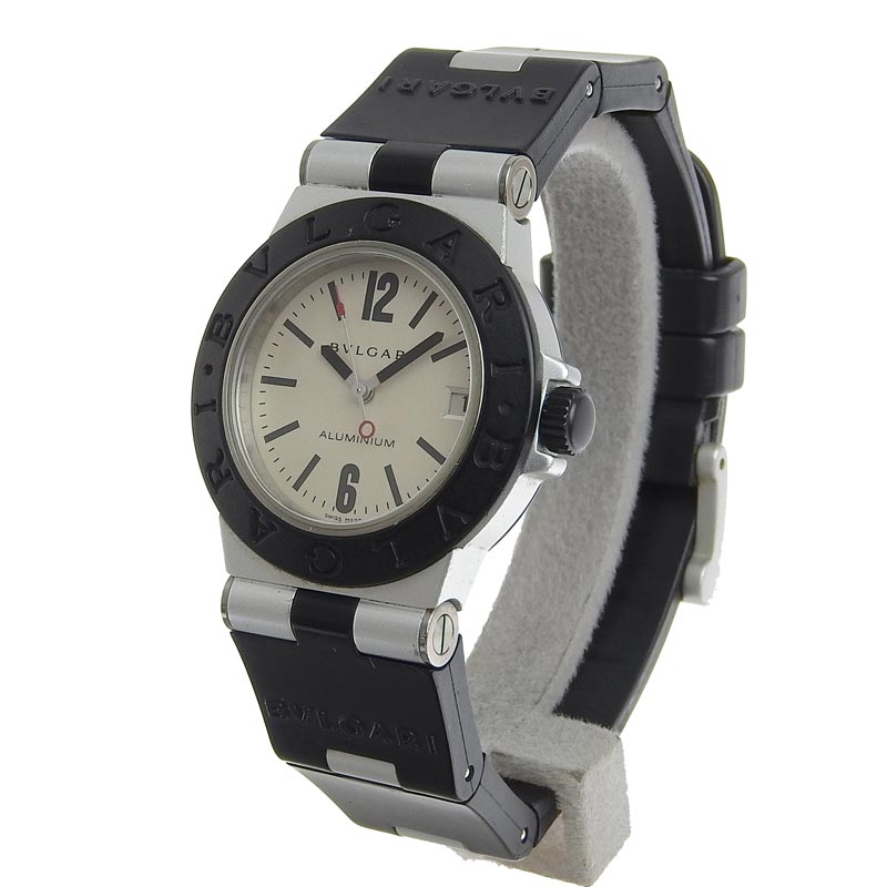 ブルガリ BVLGARI アルミニウム 腕時計 レディース クォーツ 腕時計
