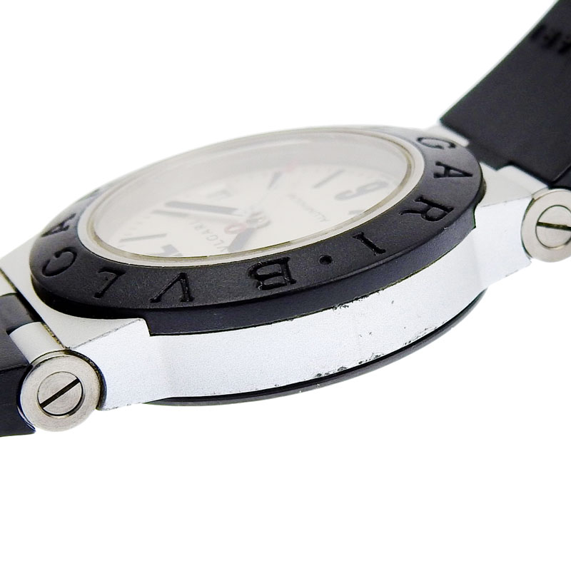 ブルガリ BVLGARI アルミニウムレディース クォーツ 腕時計 ALラバー 