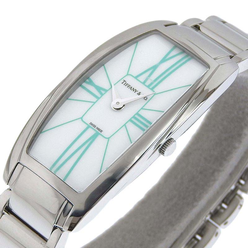 ティファニー TIFFANY&Co. Z6401.10.10G29A48G ジェメア カラーストーンベゼル クォーツ レディース 美品 _765653