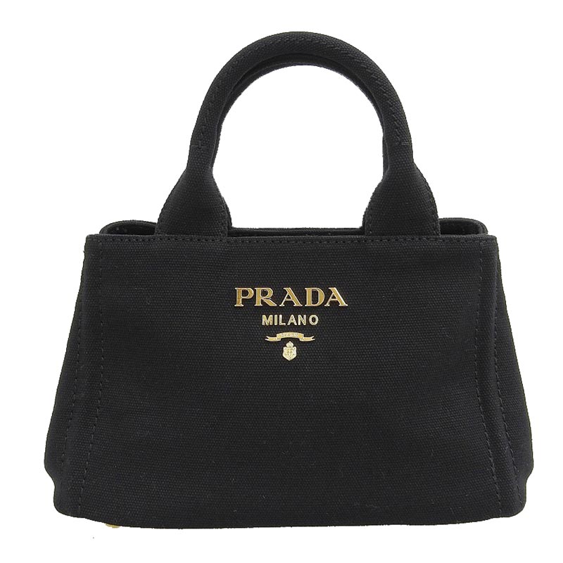 プラダ PRADA カナパミニ 2WAYバッグ ハンドバッグ キャンバス