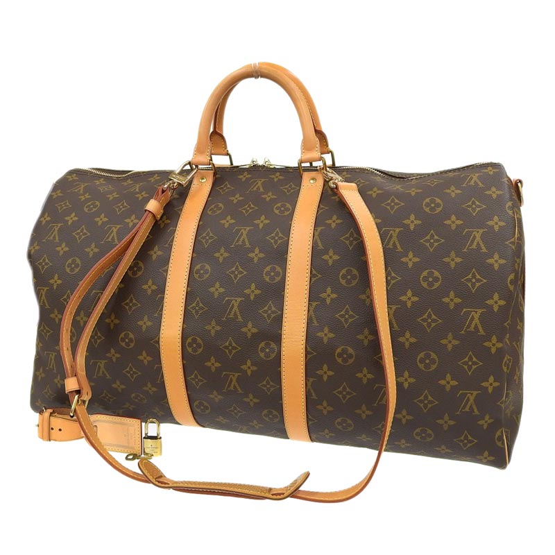 ルイヴィトン LOUIS VUITTON モノグラム キーポルバンドリエール55