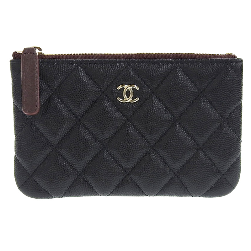 CHANEL(シャネル) ポーチ美品 - A82365 黒 - ポーチ