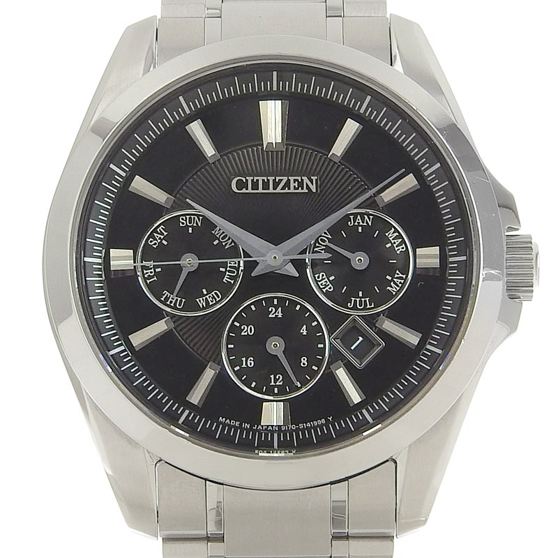 シチズン CITIZEN メカニカル 裏スケ メンズ 自動巻き 腕時計 SS