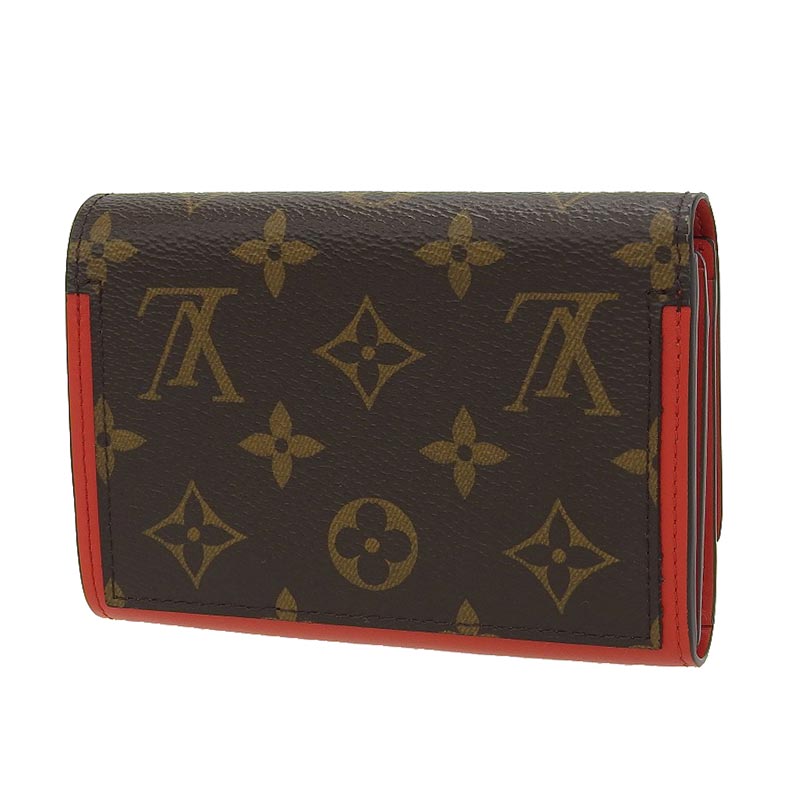 ルイヴィトン LOUIS VUITTON モノグラム ポルトフォイユ フロール