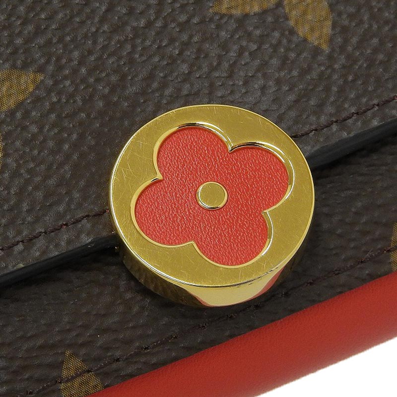 ルイヴィトン LOUIS VUITTON モノグラム ポルトフォイユ フロール