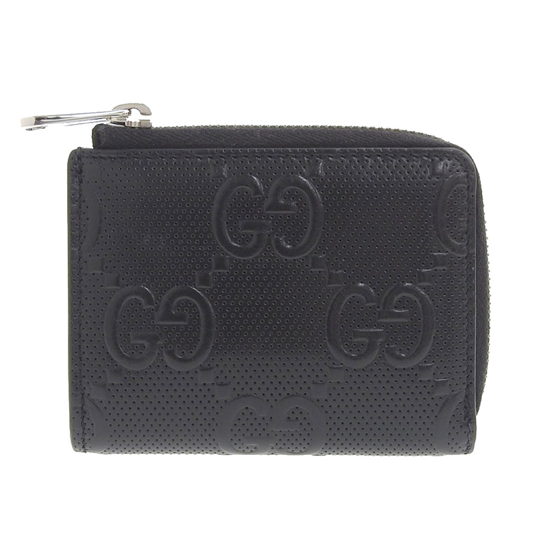 グッチ GUCCI GGエンボス ミニウォレット コンパクト財布 レザー 