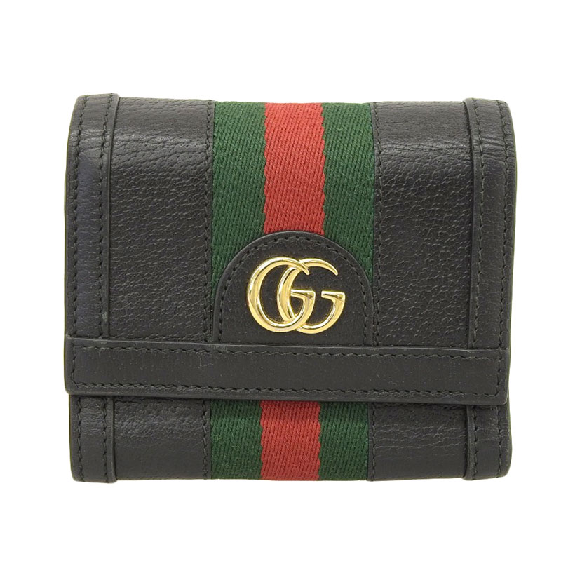 グッチ GUCCI GGマーモント 三つ折り財布 コンパクト財布 シェリー