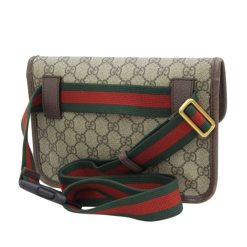 グッチ H482 GUCCI ネオヴィンテージ GG スプリームベルトバッグ - バッグ