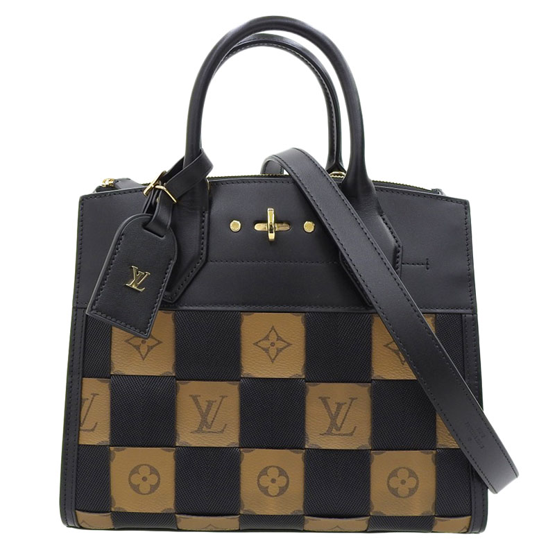 ルイヴィトン LOUIS VUITTON モノグラム・リバース シティスティーマーPM 2WAYバッグ ハンドバッグ ノワール M53252 中古  LV1084 – ロンド 大阪天神橋筋6丁目