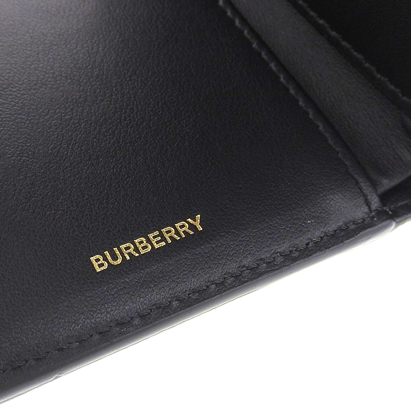 バーバリー BURBERRY 三つ折り財布 コンパクトウォレット レザー