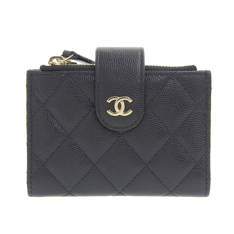 シャネル CHANEL コインケース カードケース クラシック ダブルジップ 