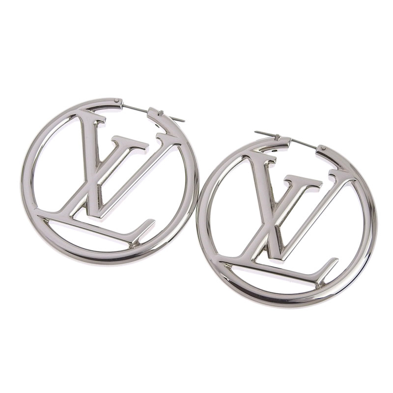 Louis Vuitton Louise hoop earrings (M80136)